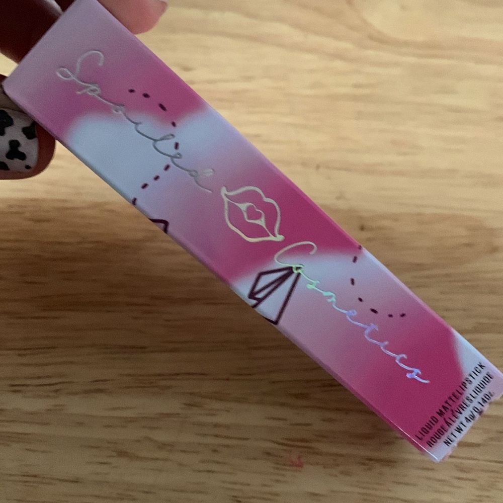 Spoiled Cosmetics Liquid Lipstick new just got today and color is too dark 4me